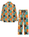 Western Patchwork Girl's Western Pajama Set