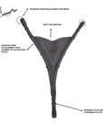 ExionPro Soft Leather Bib Running Martingale Attachment