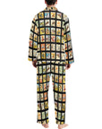 Western Collage Men's Pajama Set