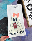 Girly Ghost TEE or CREWNECK