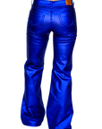 SIGNATURE TROUSERS - ROYAL BLUE METALLIC