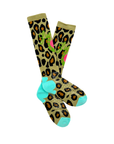 Lucky Leopard Diva Performance Socks