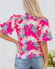 Karsyn V Neck Puff Sleeve Blouse