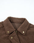 Catherine Lapel Collar Corduroy Jacket