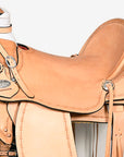Western Horse Wade Saddle American Leather Ranch Roping Tan