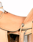 Western Horse Wade Saddle American Leather Ranch Roping Tan