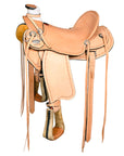 Western Horse Wade Saddle American Leather Ranch Roping Tan