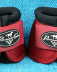 Professional Choice Tack Ballistic Overreach Horse Bell Boots Crimson