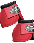 Professional Choice Tack Ballistic Overreach Horse Bell Boots Crimson