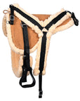 Hilason Western Horse Suede Leather Bareback Pad, Breast Collar & Girth