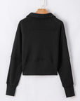 Fleece Lined Zip-Up Sweatshirt