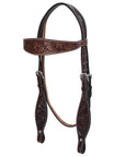 HILASON Western Horse Headstall Breast Collar Set Tack Genuine American Leather