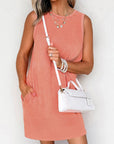 Mineral Wash Tank Mini Dress
