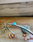 Small Cuff Bracelet - Kingman Turquoise & Sterling Silver