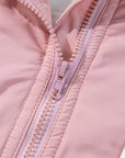 Eliza Patchwork Half Zip Oversized Sherpa Hoodie