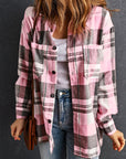 Plaid Patch Pocket Buttoned Shirt