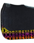 HILASON 31 In X 30 In Western Horse 100% Wool Felt Saddle Pad