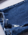 Angelina Distressed Flare Jeans