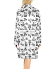 Cowboy Print Women's Western Bath Robe