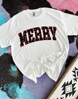 Cattle Brand Merry Tee or Crewneck
