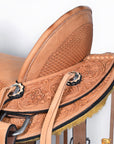 Western Horse Wade Saddle American Leather Ranch Roping Tan Hilason