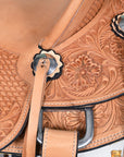 Western Horse Wade Saddle American Leather Ranch Roping Tan Hilason