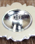 Western Screw Back Concho Nickle Finishberry Saddle Bling Cowgirl