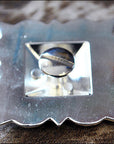 Western Screw Back Concho German Silver 1.5 In Square Cowgirl S Hilason