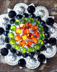 2 In Western Nickle Plated Rhinestone Berry Concho Hilason Bling