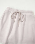 Ava Pullover Drawstring Mini Skirt
