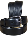 Black New Mens Durable Pure Leather Belt Removable Buckle