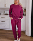 Evelyn Pants Lounge Set Long Sleeve Top