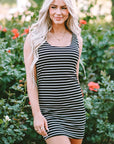 Flora Ribbed Knit Sleeveless Mini Dress