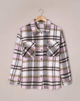 Plaid Chest Pocket Buttoned Shacket