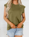 Martha Studded Short Sleeve Top