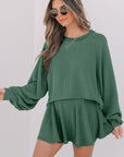 Scarlett Corded Lantern Sleeve Top