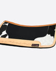 Hilason Western Wool Felt Horse Saddle Pad W/ Leather Along Boder