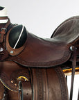 Western Horse Wade Saddle American Leather Ranch Roping Dark Brown Hilason