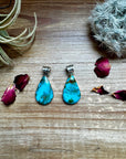 Pendant - Kingman Turquoise and sterling silver