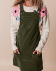 Alexis Front Pockets Corduroy Overall Dress