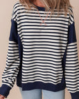 Sage Exposed Seam Loose Fit Sweatshirt