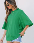 Holland Frilly Half Sleeve Blouse
