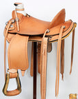 Western Horse Wade Saddle American Leather Ranch Roping Tan Kote