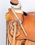 Western Horse Wade Saddle American Leather Ranch Roping Tan Kote