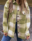 Wren Buttoned Flap Pockets Baggy Shacket