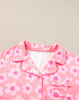 Floral Top and Shorts Pajama Set