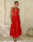 Mexican Resort Swimsuit and Skirt Set