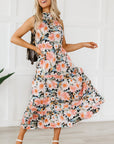 Clementine Floral Print Ruffled Maxi Dress