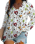 Baha Ranch Western Long Sleeve Top
