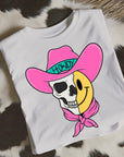Smiley Skeleton TEE or CREWNECK